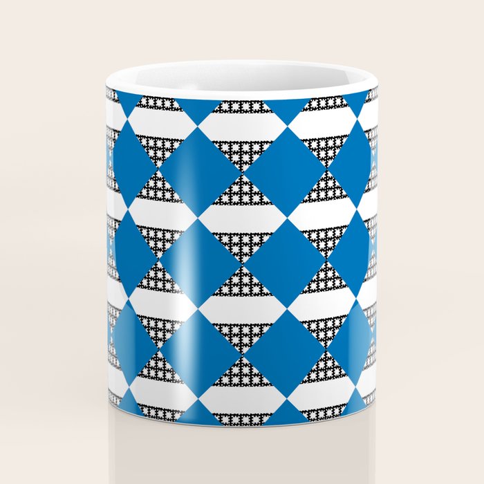 Modern boho (sapphire blue) Coffee Mug Gallery Image 4