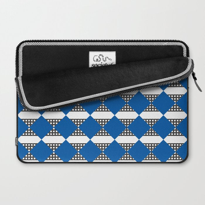 Modern boho (sapphire blue) Laptop Sleeve Gallery Image 2