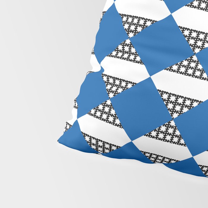 Modern boho (sapphire blue) Pillow Sham Gallery Image 4