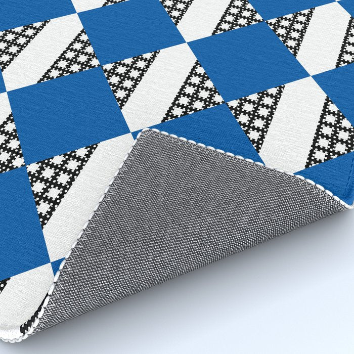 Modern boho (sapphire blue) Rug Gallery Image 4