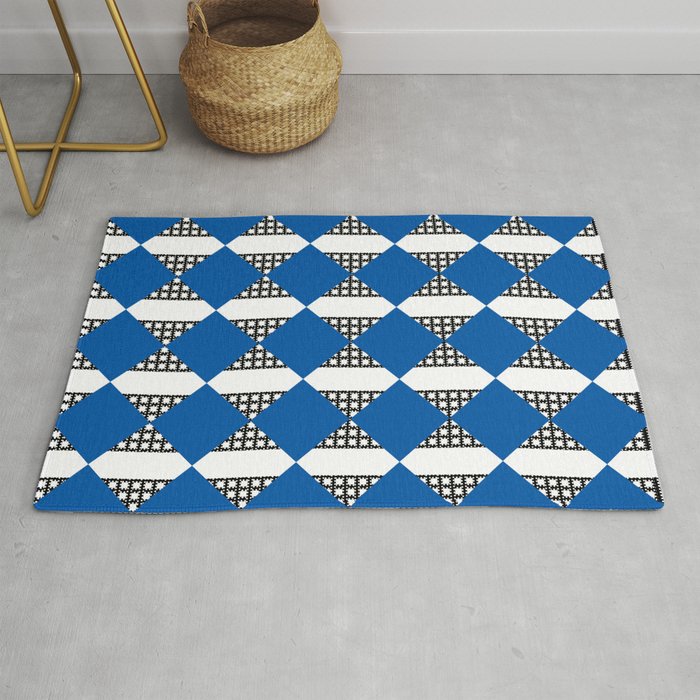 Modern boho (sapphire blue) Rug Gallery Image 1