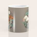 Vintage Moonlit Mushrooms Coffee Mug Gallery Image 4