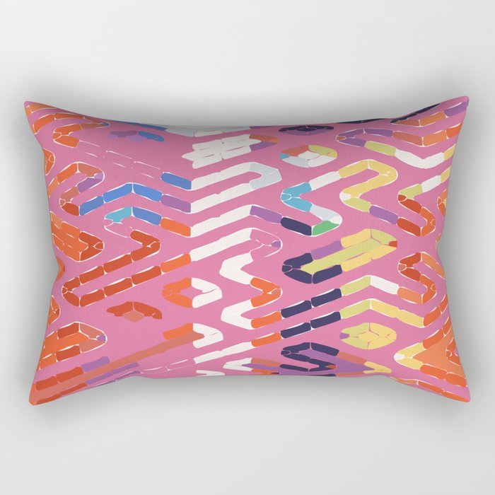 Random Complication Rectangular Pillow Gallery Image 2