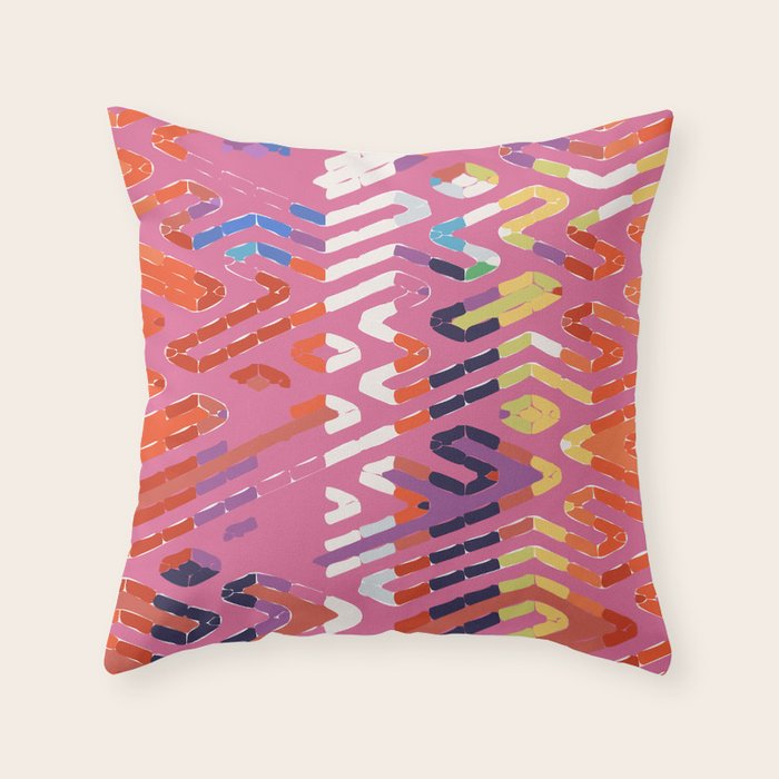 Random Complication Throw Pillow Gallery Image 1