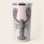 FLORAL LOBSTER Travel Mug Gallery Image 1