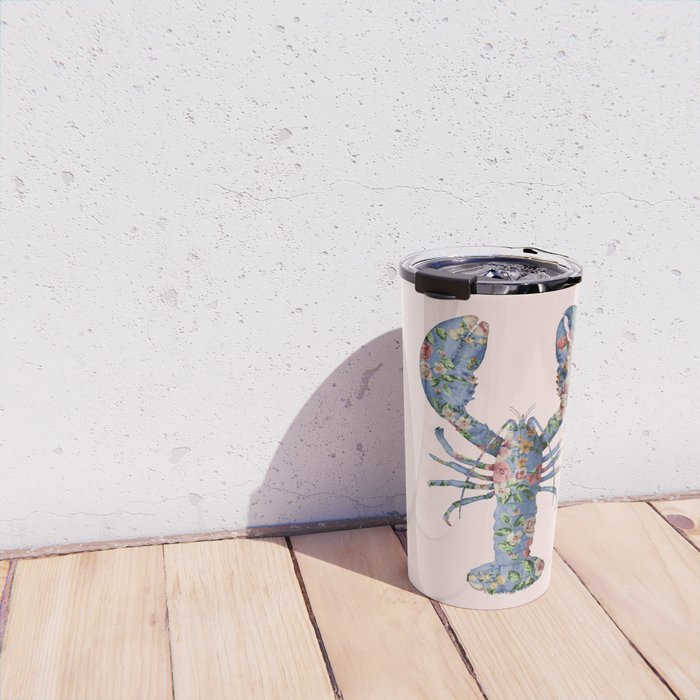 FLORAL LOBSTER Travel Mug Gallery Image 4