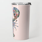 FLORAL LOBSTER Travel Mug Gallery Image 2