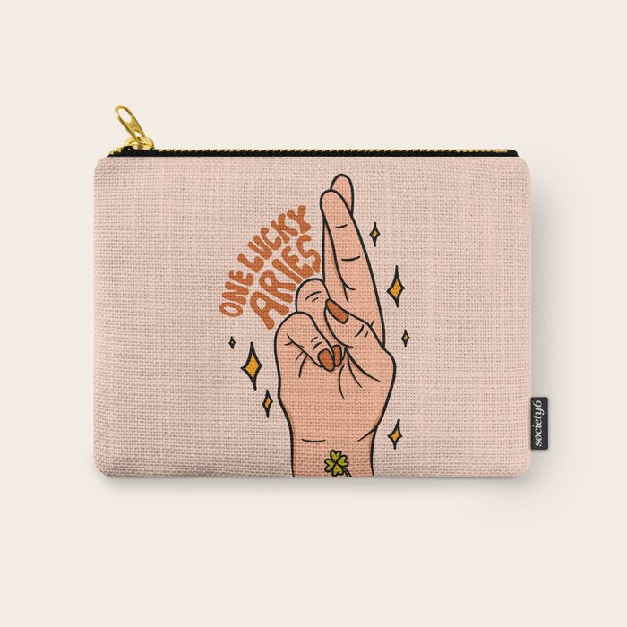 One Lucky Aries Carry All Pouch Gallery Image 1