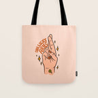 One Lucky Aries Tote Bag Gallery Image 1