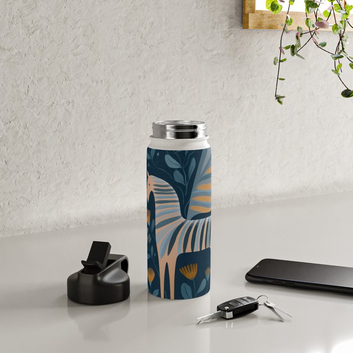 Night Bloom Horse Water Bottle Gallery Image 4