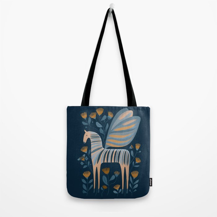 Night Bloom Horse Tote Bag Gallery Image 2