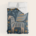 Night Bloom Horse Duvet Cover Gallery Image 6