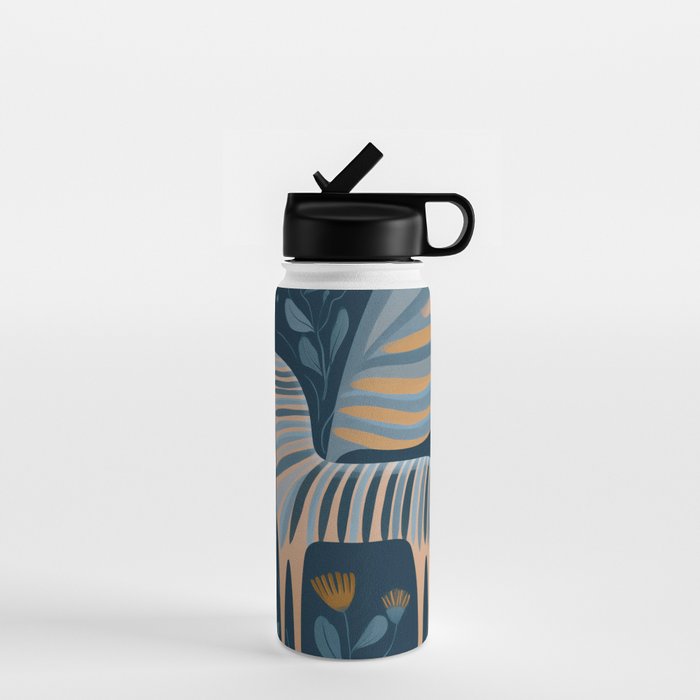 Night Bloom Horse Water Bottle Gallery Image 1