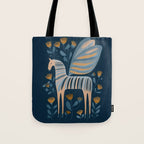 Night Bloom Horse Tote Bag Gallery Image 1