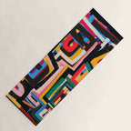 Neo Cubism Abstract Art Pattern Mystic Yoga Mat Gallery Image 1
