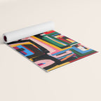 Neo Cubism Abstract Art Pattern Mystic Yoga Mat Gallery Image 2