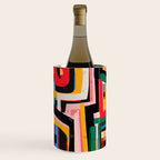 Neo Cubism Abstract Art Pattern Mystic Wine Chiller Gallery Image 1