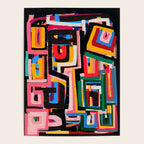 Neo Cubism Abstract Art Pattern Mystic Poster Gallery Image 4