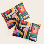 Neo Cubism Abstract Art Pattern Mystic Pillow Sham Gallery Image 3