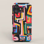 Neo Cubism Abstract Art Pattern Mystic iPhone Case Gallery Image 1