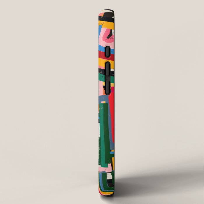 Neo Cubism Abstract Art Pattern Mystic iPhone Case Gallery Image 2