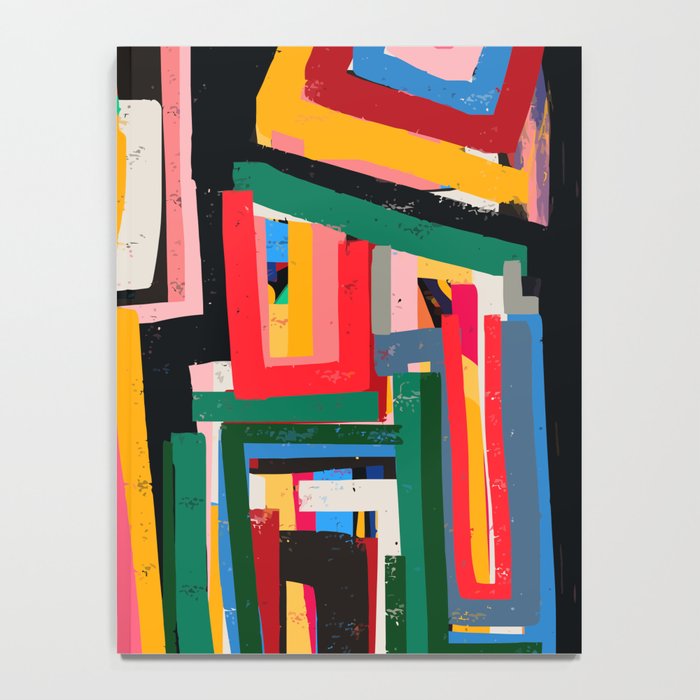 Neo Cubism Abstract Art Pattern Mystic Notebook Gallery Image 4