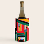 Neo Cubism Abstract Art Pattern Mystic Wine Chiller Gallery Image 3