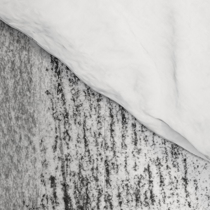 Black and White Minimalist Industrial Abstract Comforter Gallery Image 4