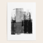 Black and White Minimalist Industrial Abstract Poster Gallery Image 4