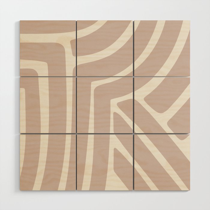 Abstract Stripes XCIII Wood Wall Art Gallery Image 1