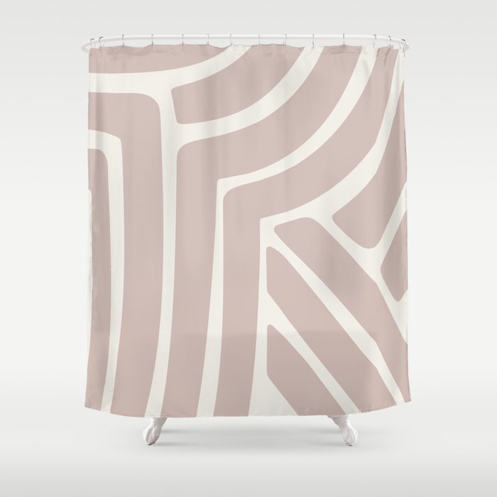 Abstract Stripes XCIII Shower Curtain Gallery Image 1