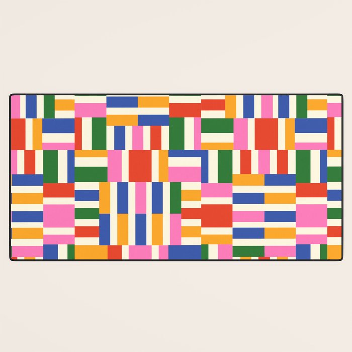 Basket Glitch Desk Mat Gallery Image 3