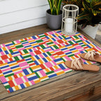 Basket Glitch Outdoor Rug Gallery Image 2