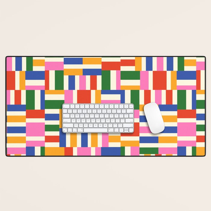 Basket Glitch Desk Mat Gallery Image 1