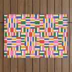 Basket Glitch Outdoor Rug Gallery Image 1