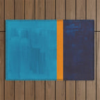 Deep Blue Sea Sun  Outdoor Rug Gallery Image 1
