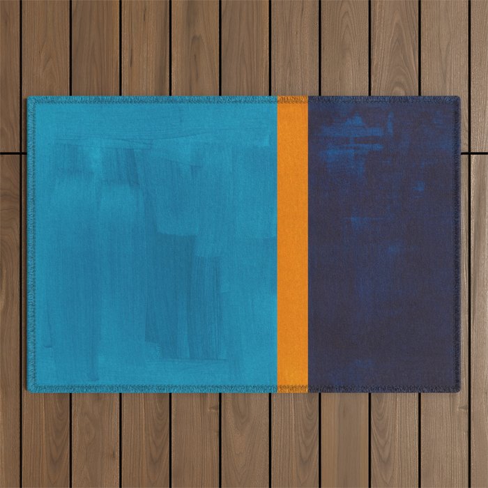 Deep Blue Sea Sun  Outdoor Rug Gallery Image 1