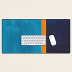 Deep Blue Sea Sun  Desk Mat Gallery Image 1