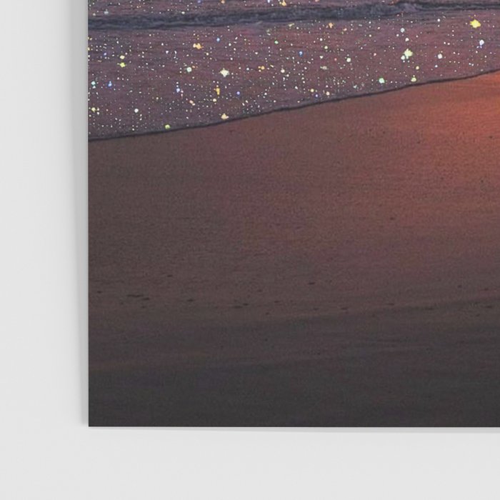 MOON LIGHT | ocean | sea | glitter | shiny | sunset | waves | nature |  seaside | Oceanside | beach Poster Gallery Image 3