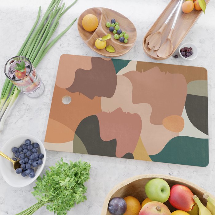 Faces and seasons Cutting Board Gallery Image 2