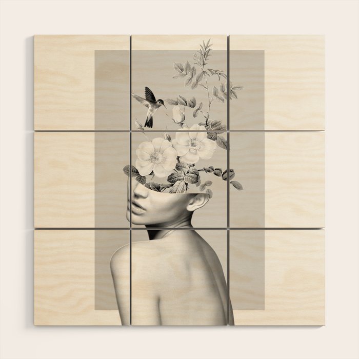 Floral beauty 2 Wood Wall Art Gallery Image 1