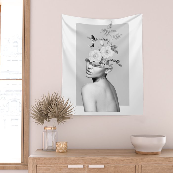 Floral beauty 2 Wall Tapestry Gallery Image 2