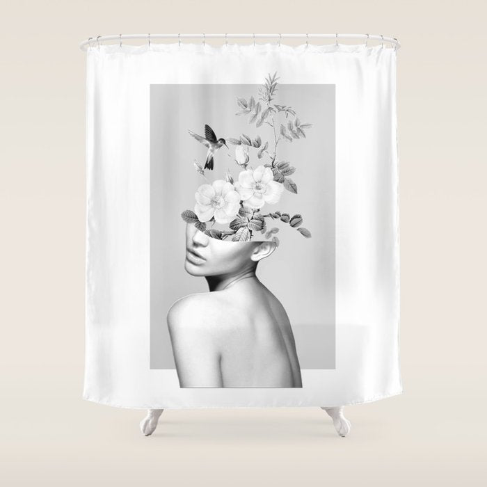 Floral beauty 2 Shower Curtain Gallery Image 1