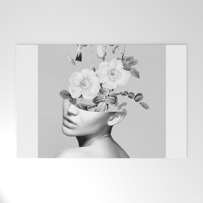 Floral beauty 2 Welcome Mat Gallery Image 1