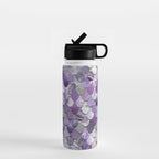 Mermaid Purple and Silver Water Bottle Gallery Image 1