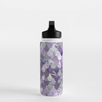 Mermaid Purple and Silver Water Bottle Gallery Image 3