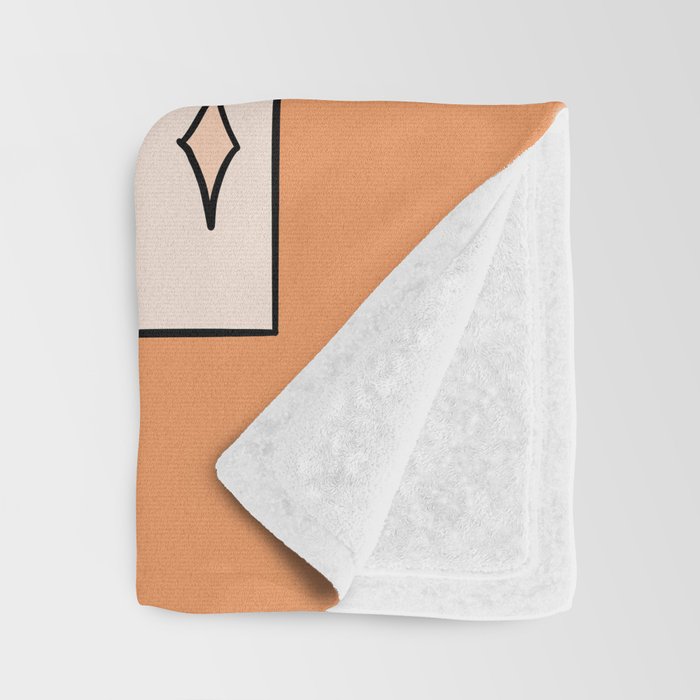 Cancer Peach Throw Blanket Gallery Image 3