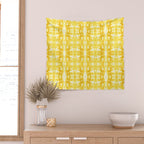 Tie Dye Yellows Wall Tapestry Gallery Image 2
