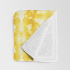 Tie Dye Yellows Throw Blanket Gallery Image 3