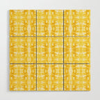 Tie Dye Yellows Wood Wall Art Gallery Image 1